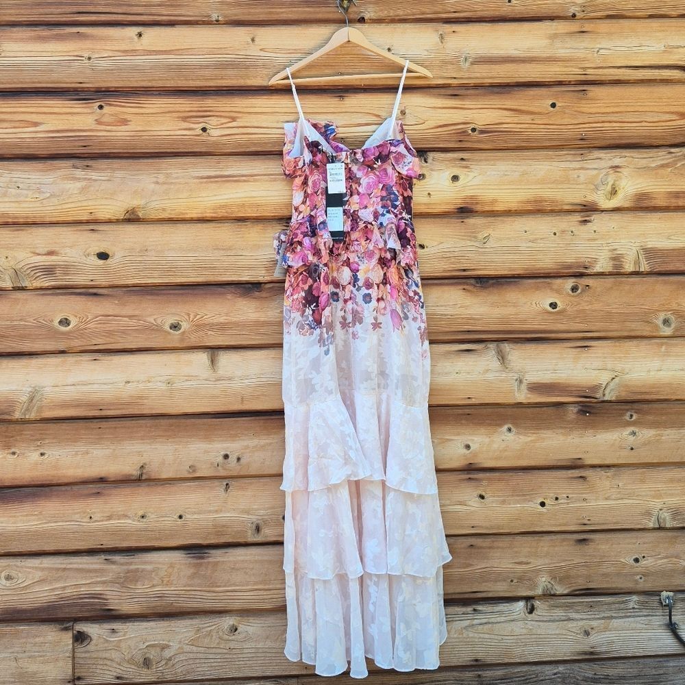 NWT Elliatt Perla Floral Dress Pink Size M - Picture 12 of 13
